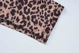 Jumpsuits senza maniche scavata in stampa leopardata da donna ATREND