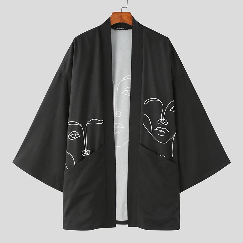 Kimono casual in cotone da uomo - kimono pride ATREND