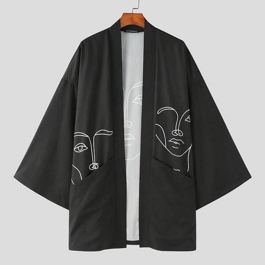 Kimono casual in cotone da uomo - kimono pride ATREND
