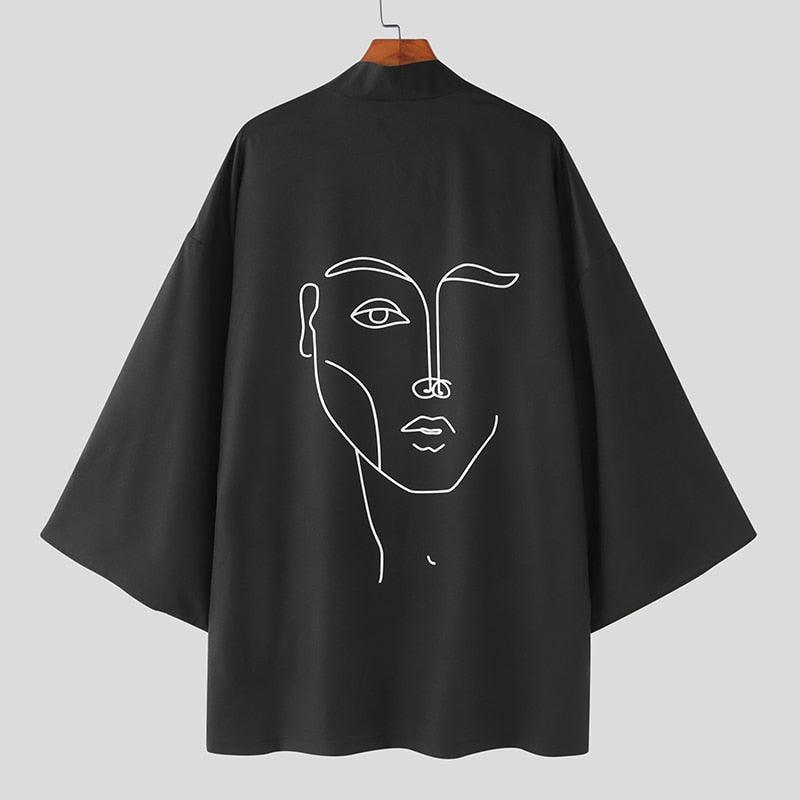 Kimono casual in cotone da uomo - kimono pride ATREND
