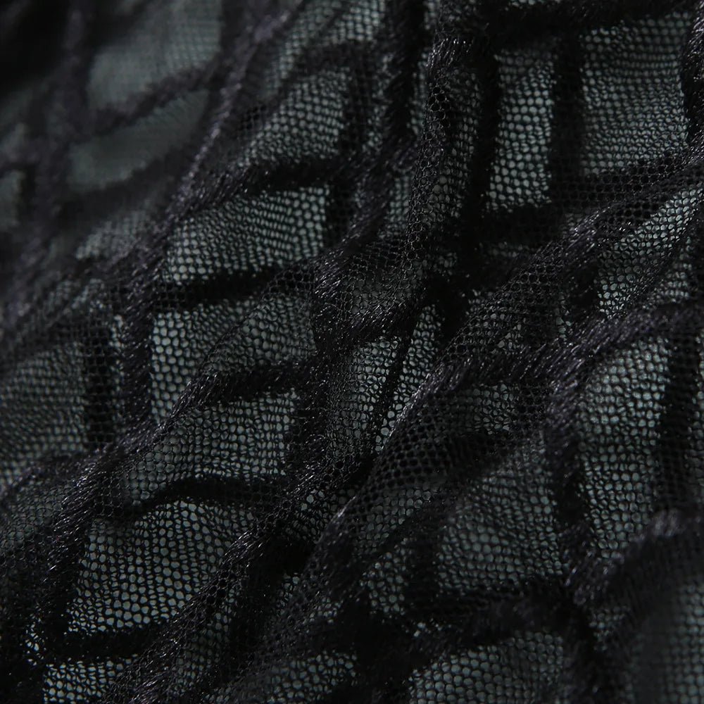 Lingerie body a rete trasparente con catena da donna - intimo lingerie ATREND