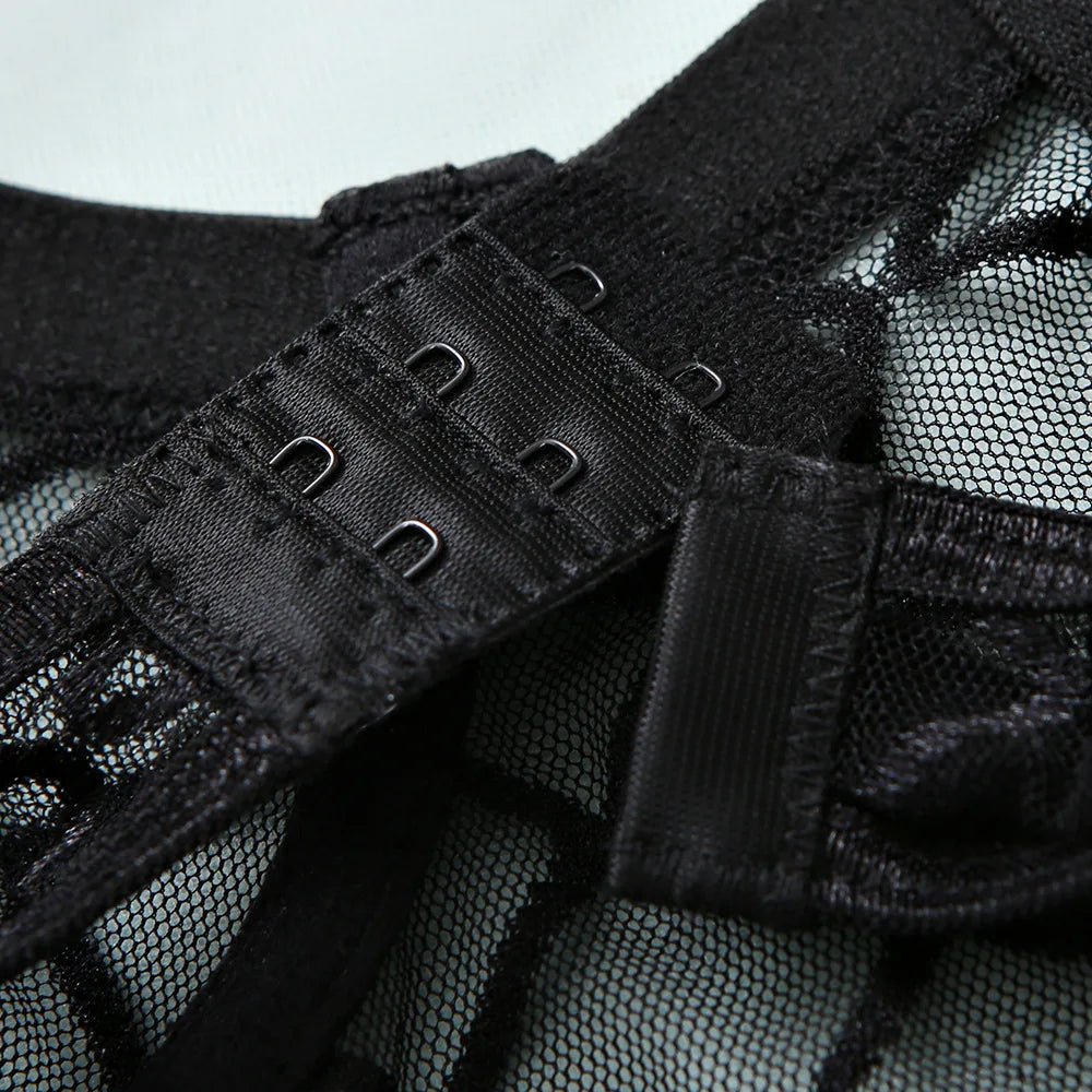 Lingerie body a rete trasparente con catena da donna - intimo lingerie ATREND