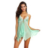 Lingerie camicia da notte sexy ricamata in pizzo trasparente da donna ATREND