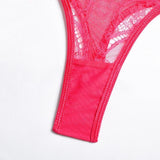 Lingerie patchwork reggiseno perizoma & giarrettiere da donna - intimo lingerie ATREND