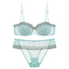 Lingerie reggiseno a balconcino & slip in pizzo da donna ATREND