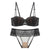 Lingerie reggiseno a balconcino & slip in pizzo da donna ATREND