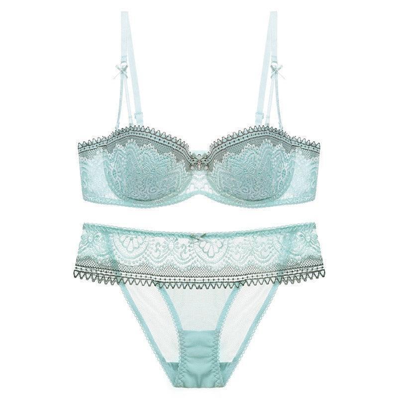 Lingerie reggiseno a balconcino & slip in pizzo da donna - lingerie ATREND