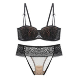 Lingerie reggiseno a balconcino & slip in pizzo da donna - lingerie ATREND