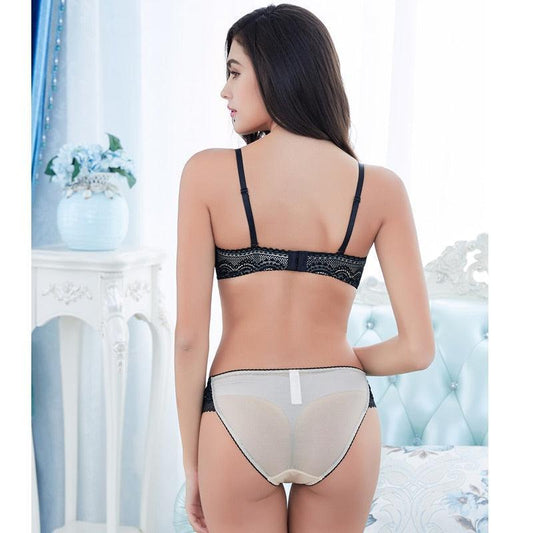 Lingerie reggiseno a balconcino & slip in pizzo da donna - lingerie ATREND