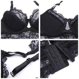 Lingerie reggiseno imbottito & slip in pizzo da donna - lingerie ATREND