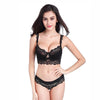 Lingerie reggiseno imbottito & slip in pizzo da donna ATREND