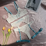 Lingerie reggiseno perizoma & giarrettiera da donna - intimo lingerie ATREND