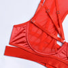 Lingerie reggiseno perizoma giarrettiera e girocollo da donna ATREND