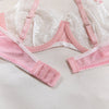 Lingerie reggiseno perizoma giarrettiera girocollo e calze da donna ATREND