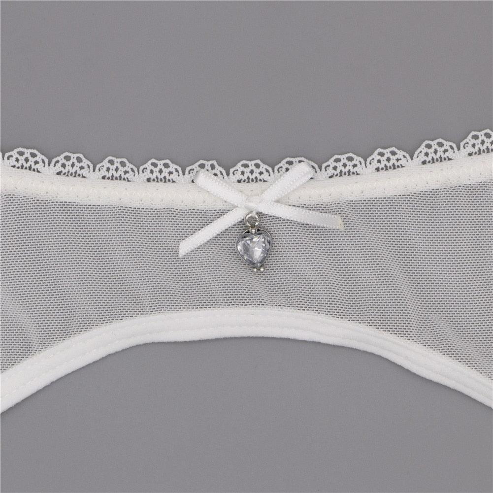Lingerie reggiseno perizoma parigine & giarrettiera da donna - lingerie ATREND