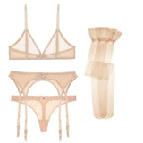 Lingerie reggiseno perizoma parigine & giarrettiera da donna - lingerie ATREND