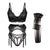 Lingerie reggiseno perizoma parigine & giarrettiera da donna ATREND