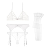 Lingerie reggiseno perizoma parigine & giarrettiera da donna - lingerie ATREND
