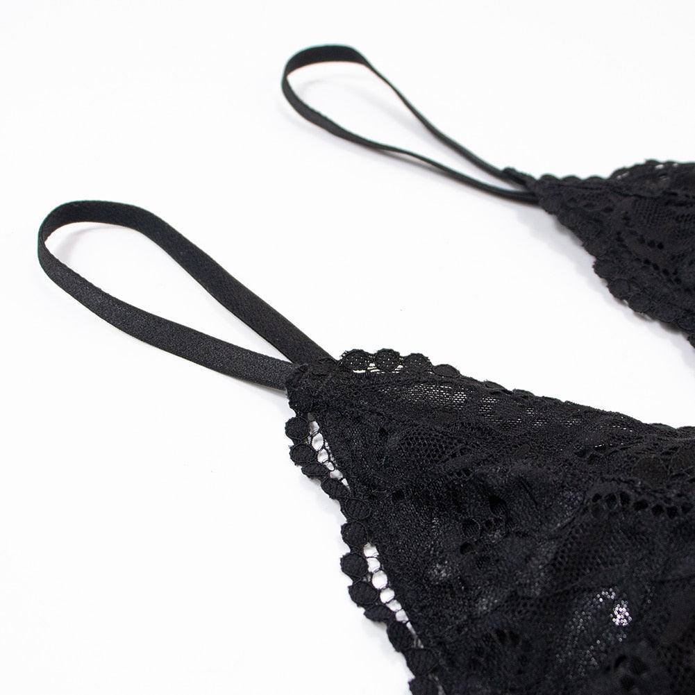 Lingerie reggiseno perizoma parigine & giarrettiera da donna - lingerie ATREND