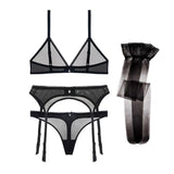 Lingerie reggiseno perizoma parigine & giarrettiera da donna - lingerie ATREND