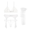 Lingerie reggiseno perizoma parigine & giarrettiera da donna ATREND