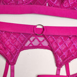 Lingerie reggiseno perizoma & reggicalze a rete da donna - intimo lingerie ATREND