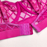 Lingerie reggiseno perizoma & reggicalze a rete da donna - intimo lingerie ATREND