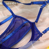 Lingerie reggiseno scavato & perizoma trasparente da donna ATREND