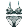 Lingerie reggiseno & slip in pizzo floreale da donna ATREND