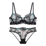 Lingerie reggiseno & slip in pizzo floreale da donna - lingerie ATREND