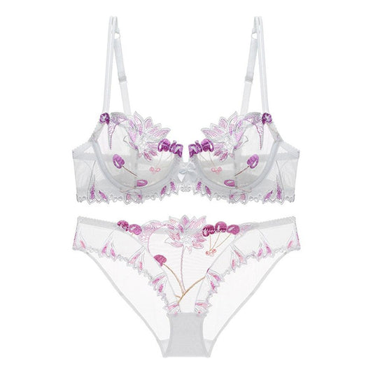 Lingerie reggiseno & slip in pizzo floreale da donna - lingerie ATREND