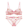 Lingerie reggiseno & slip in pizzo floreale da donna ATREND