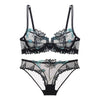 Lingerie reggiseno & slip in pizzo floreale da donna ATREND