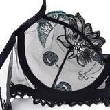 Lingerie reggiseno & slip in pizzo floreale da donna - lingerie ATREND
