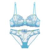 Lingerie reggiseno & slip in pizzo floreale da donna - lingerie ATREND