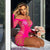 Lingerie sexy a righe trasparenti a maniche lunghe da donna ATREND
