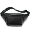 Marsupio da uomo in pelle sintetica alla moda con chiusura a clip ATREND