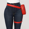 Marsupio in pelle PU con laccio per gamba da donna ATREND