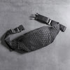 Marsupio uomo casual alla moda con motivo geometrico chiusura a clip ATREND