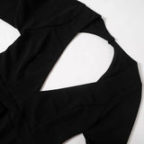 Mini abito a trapezio con scollo a V scavato da donna ATREND