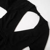 Mini abito a trapezio con scollo a V scavato da donna ATREND