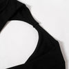 Mini abito a trapezio con scollo a V scavato da donna ATREND