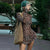 Mini abito casual a maniche lunghe leopardato da donna ATREND