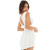 Mini abito casual senza maniche con scollo a v profondo da donna ATREND