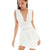 Mini abito casual senza maniche con scollo a v profondo da donna ATREND