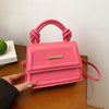 Mini borsa a mano con manico intrecciato e tracolla in pelle PU da donna ATREND
