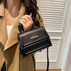 Mini borsa a mano con manico intrecciato e tracolla in pelle PU da donna ATREND