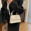 Mini borsa a mano con manico intrecciato e tracolla in pelle PU da donna ATREND