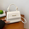 Mini borsa a mano con manico intrecciato e tracolla in pelle PU da donna ATREND