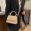 Mini borsa a mano con manico intrecciato e tracolla in pelle PU da donna ATREND